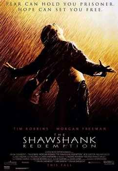 Transcreation example of the movie poster "The Shawshank Redemption".