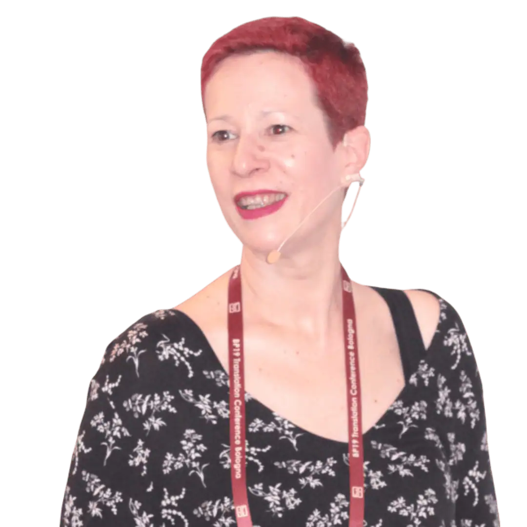 bp19 (02.05.2019) no background Irene Koukia as a speaker at the BP19 conference