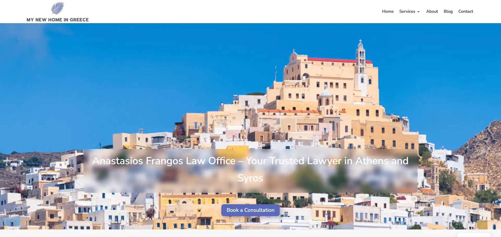 My New Home in Greece homepage
